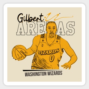 Gilbert arenas | retro Sticker